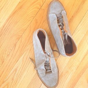 John Varvatos Suede Lace-Up Boots – Handmade in Portugal – Size 8.5 US